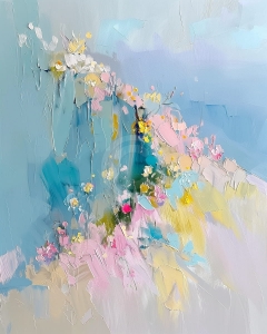 Abundenta florala in tonuri pastel