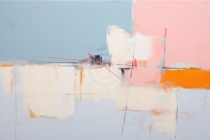 Echilibru geometric in tonuri pastel