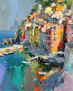 Sat mediteranean cu port