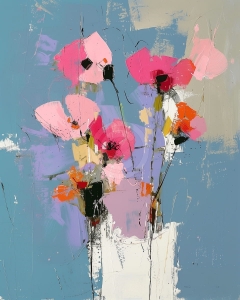 Buchet floral abstract