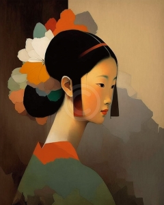 Eleganta japoneza florala