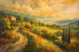 Peisaj rural din Toscana