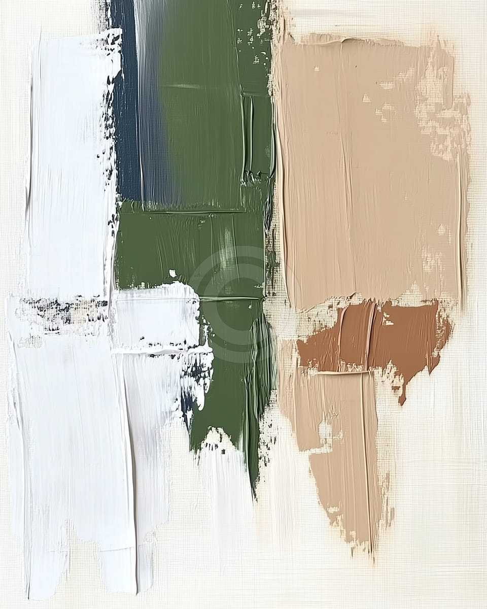 Tablou Armonie neutra in stil abstract
