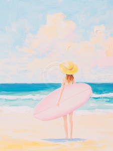 Surferita sub soare
