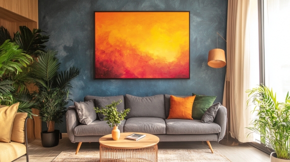 Idei Decoratiuni Living: Cum Decorezi Peretele unui Living cu Tablouri