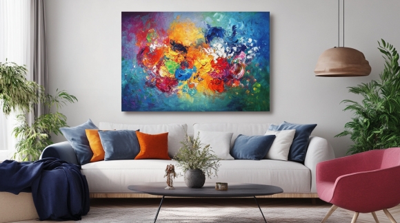 Idei Decoratiuni Pentru Birou: Decorarea Pereților cu Tablouri
